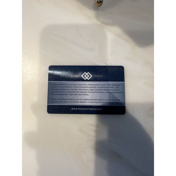 Moissanite Co. 1.8 CaratCushion Trellis Three-Stone Engagement Ring Size 7 $1355 - Picture 5 of 9